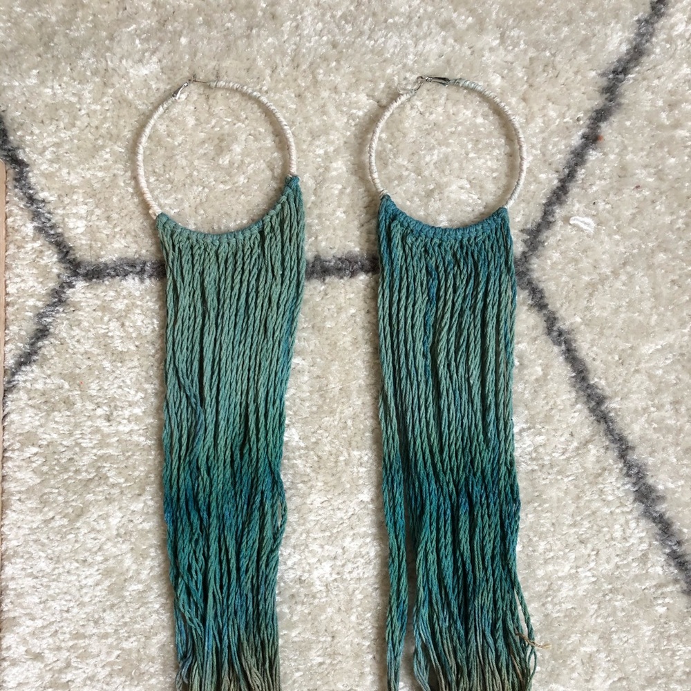 Ombré Long Rope Earrings